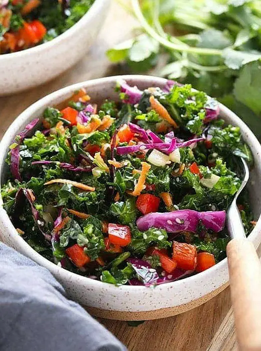 Sesame Soy Kale Salad