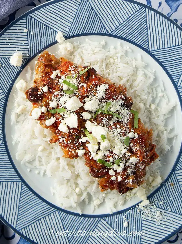 Oven-baked Greek Tilapia