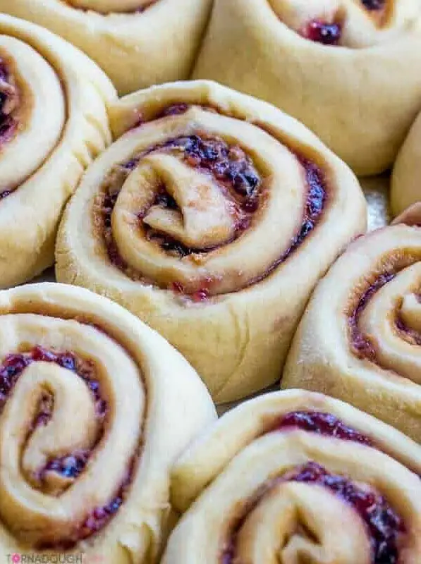 Peanut Butter and Jelly Rolls