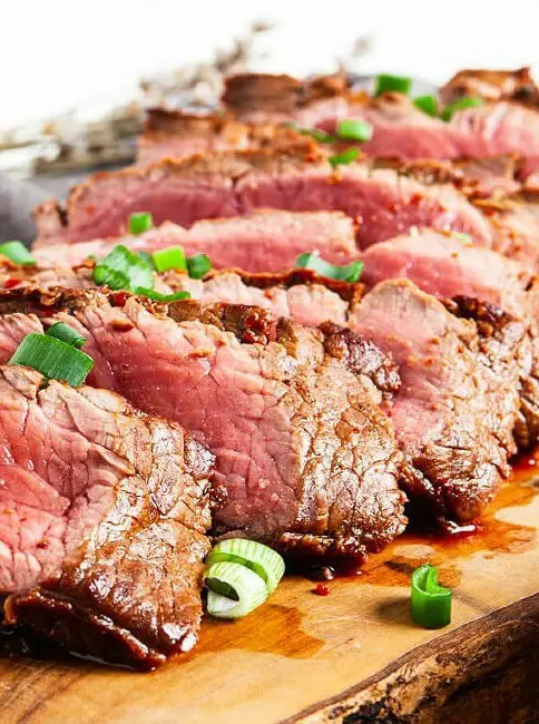 Marinated Flat Iron Steak