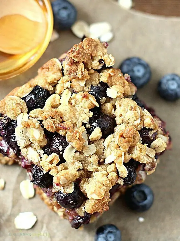 Blueberry Oatmeal Bars