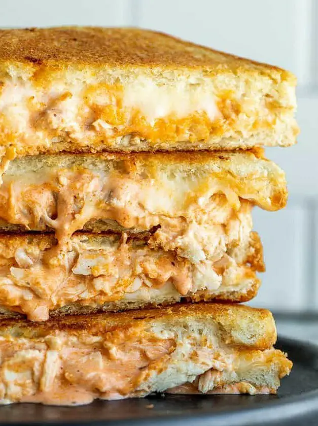 Buffalo Chicken Grilled Cheese