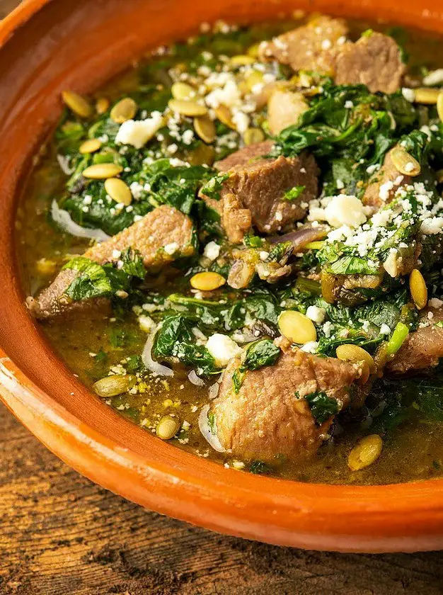 Amaranth Greens with Pork