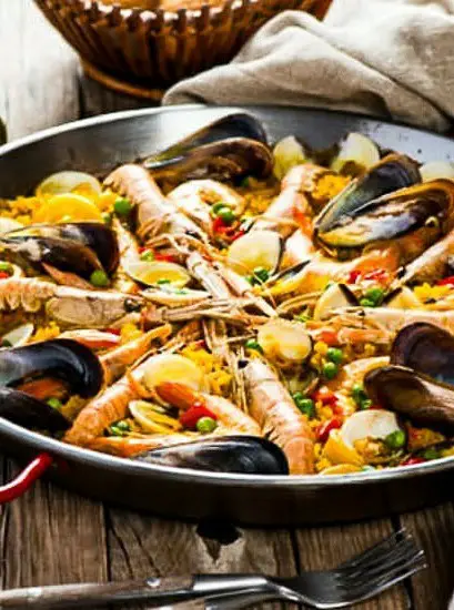 Authentic Spicy Paella