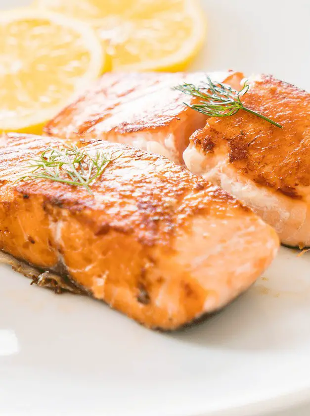 Air Fryer Lemon Dijon Salmon