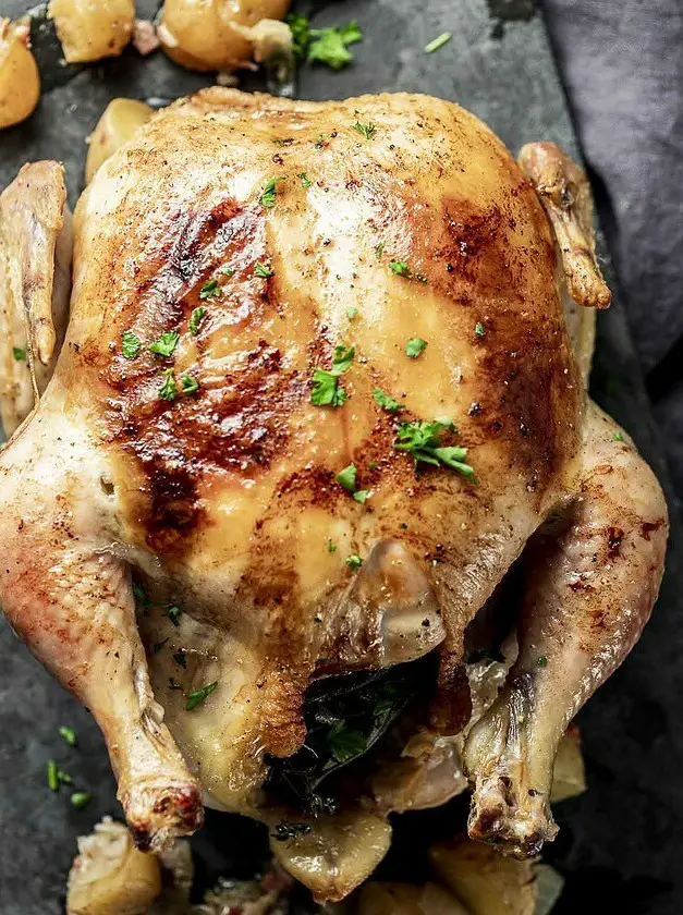 Dutch Oven Roasted Chicken