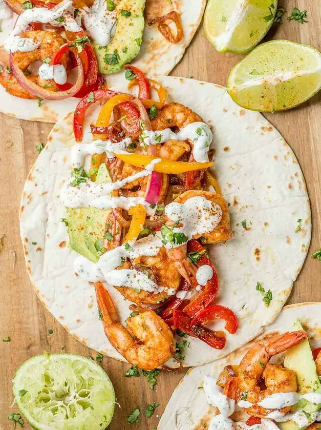 Shrimp Fajitas