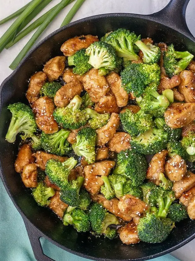 Honey Sesame Chicken and Broccoli