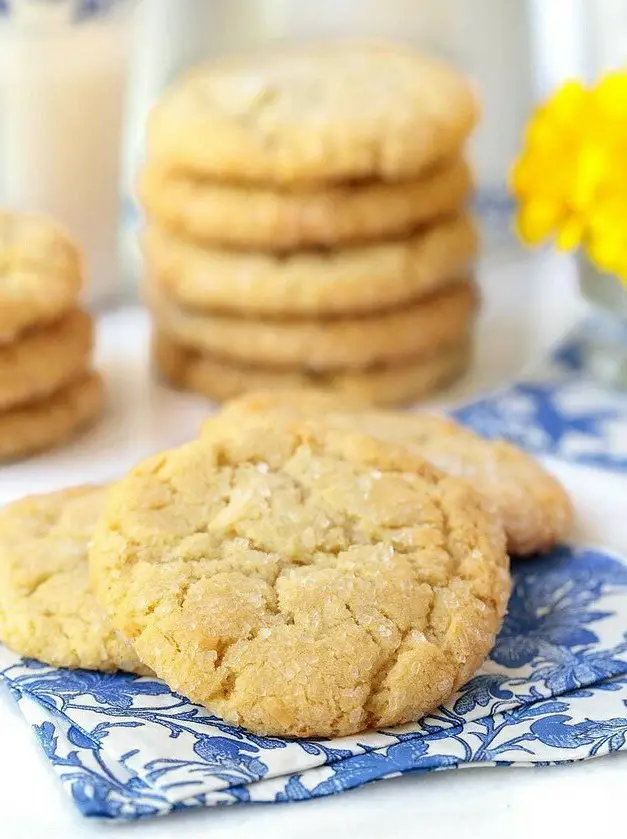 Lemon Coconut Sugar Cookies