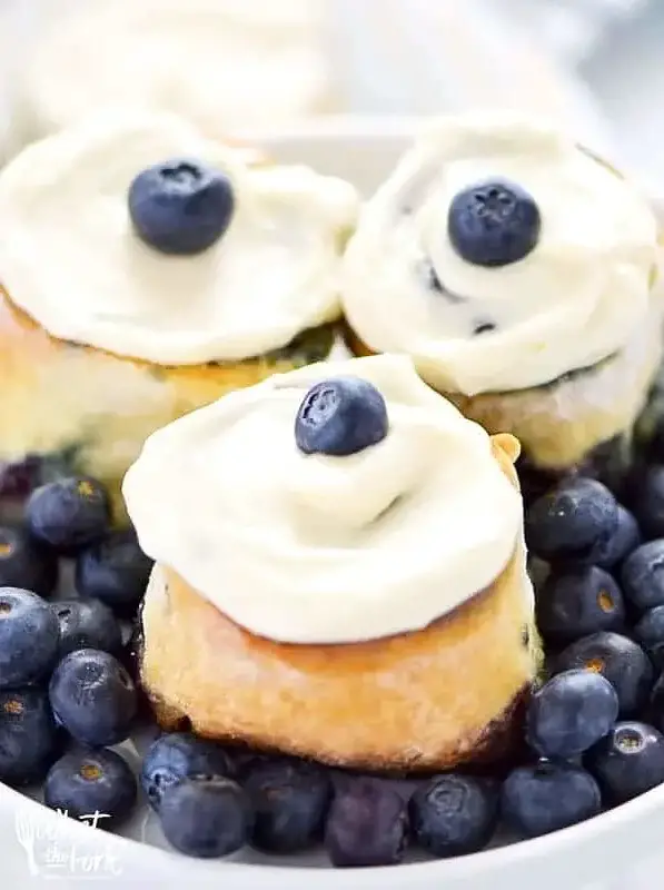 Gluten Free Blueberry Sweet Rolls