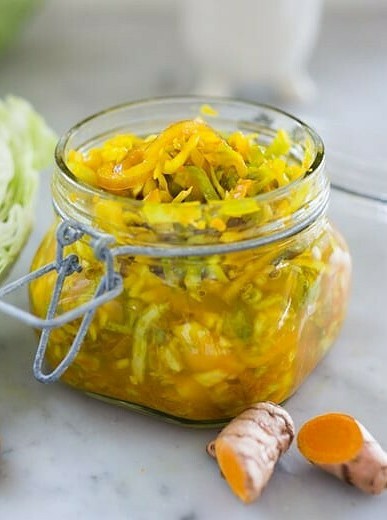 Turmeric Sauerkraut