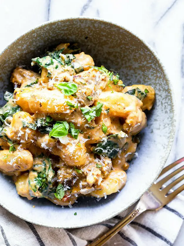 Creamy Pumpkin Sausage Gnocchi