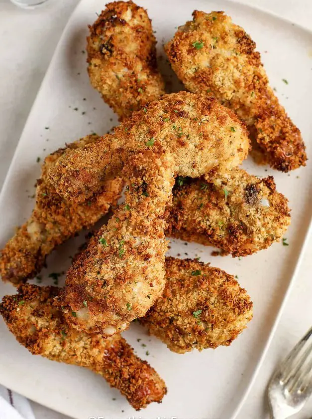 Breaded Air Fryer Chicken Drumsticks