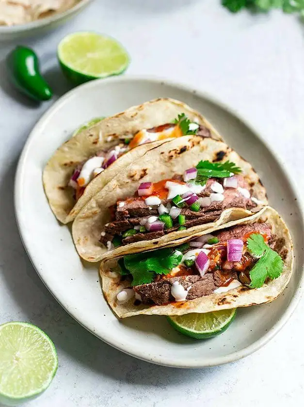 Grilled Flank Steak Tacos