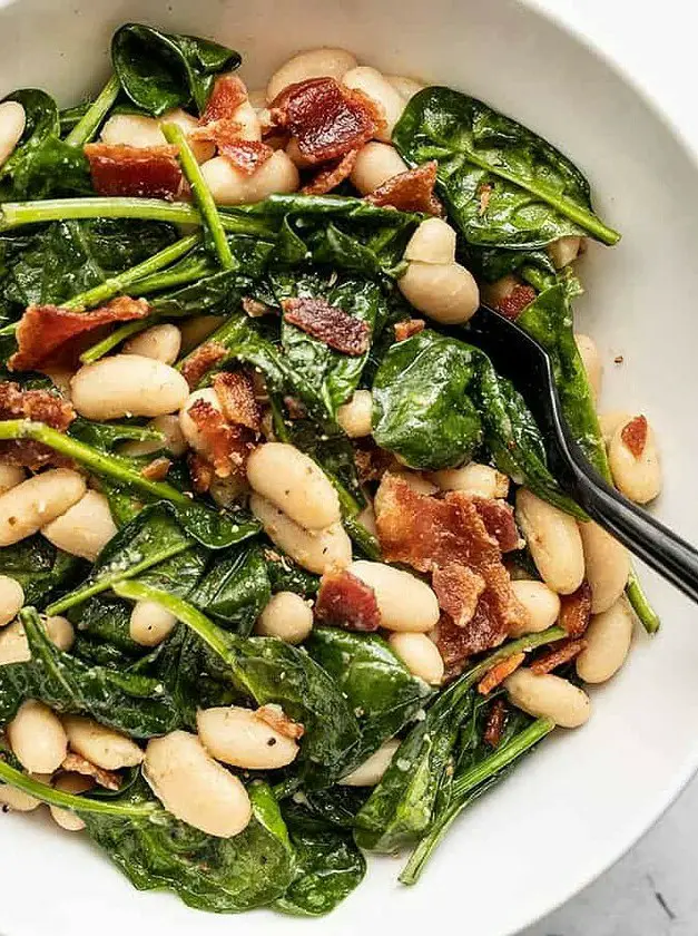 Wilted Spinach Salad