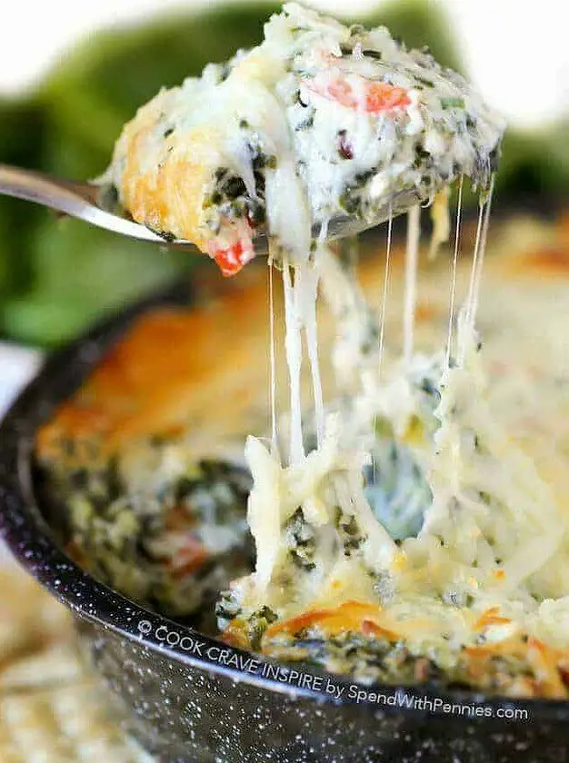 Cheesy Ranch Spinach Dip