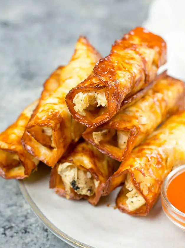 Keto Buffalo Chicken Taquitos