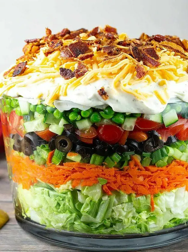 Overnight Layered Salad