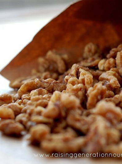 Honey Spiced Walnuts