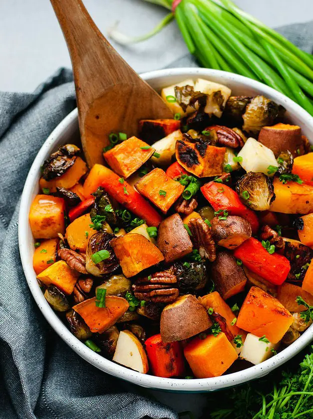 Balsamic Roasted Fall Vegetables