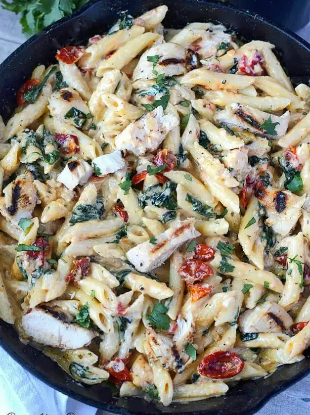 Tuscan Grilled Chicken Pasta