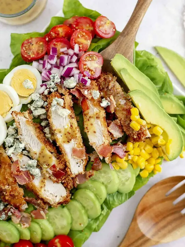 Crusted Chicken Cobb Salad