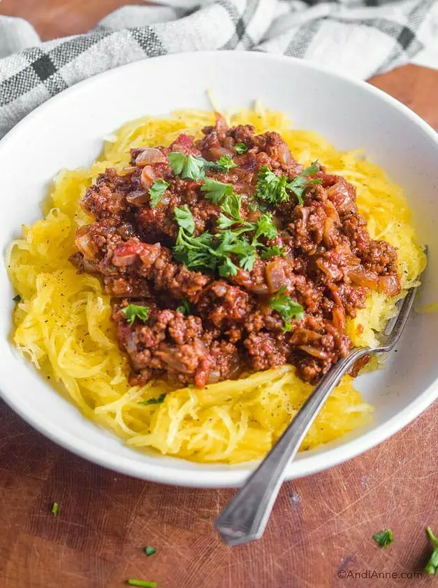 Spaghetti Squash Bolognese