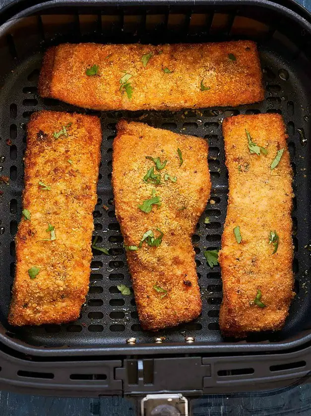 Air Fryer Breaded Salmon