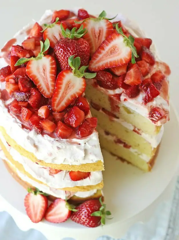 Strawberry Shortcake Cake