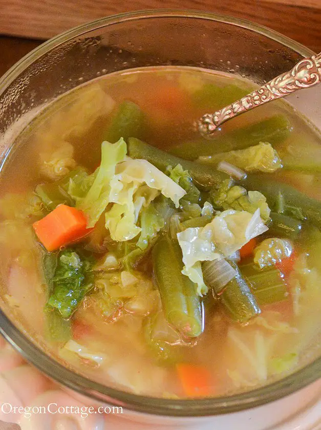 Chicken Bone Broth Vegetable Soup