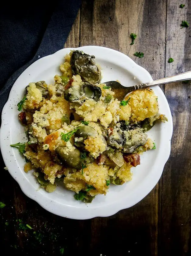 Cajun Style Oyster Dressing