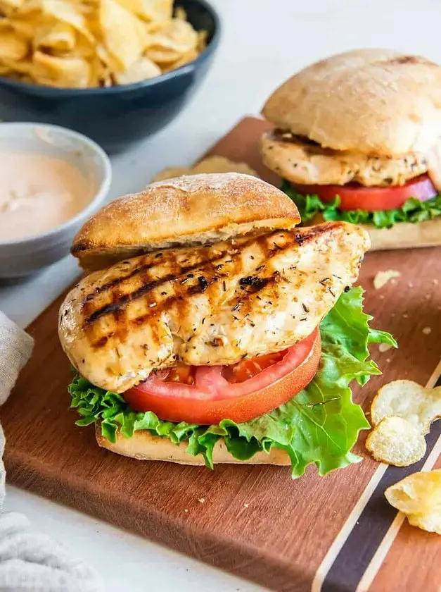 Grilled Chicken Sandwiches