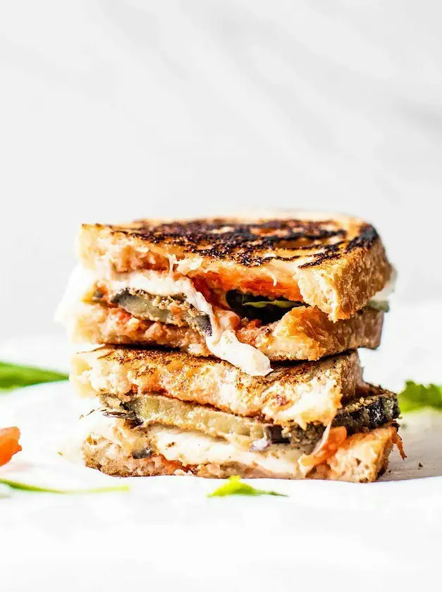 Eggplant Parmesan Sandwich