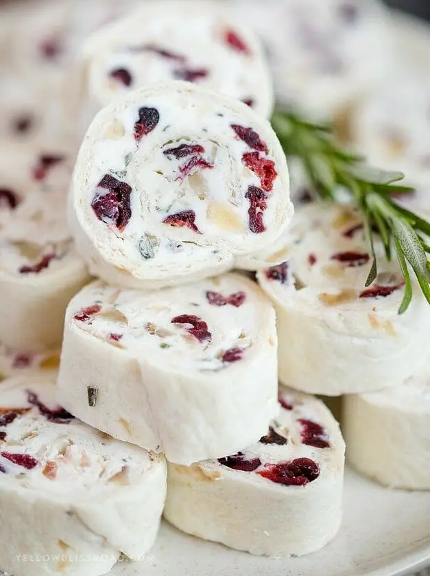 Cranberry Walnut Pinwheels