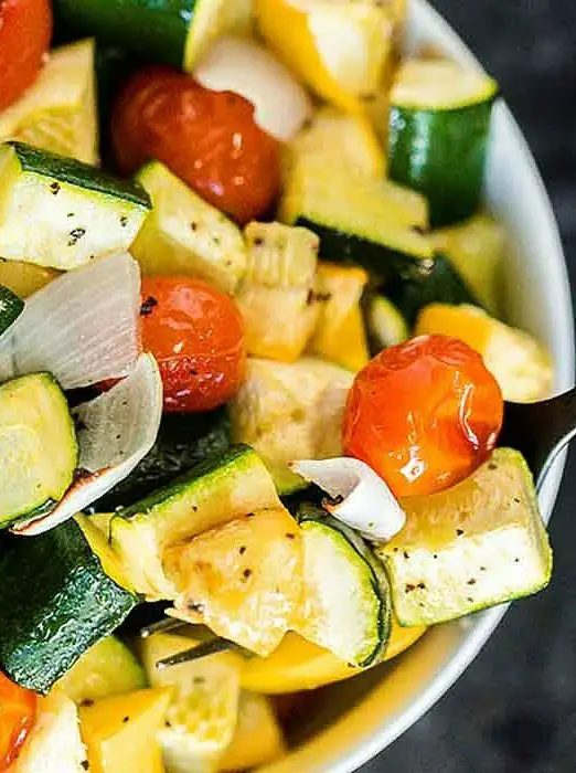 Easy Roasted Zucchini and Squash