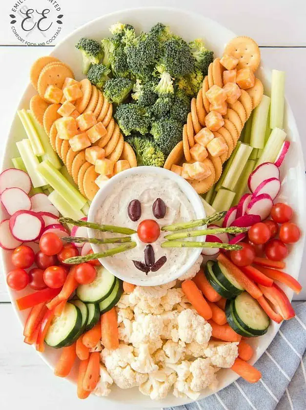 Easter Bunny Veggie Tray