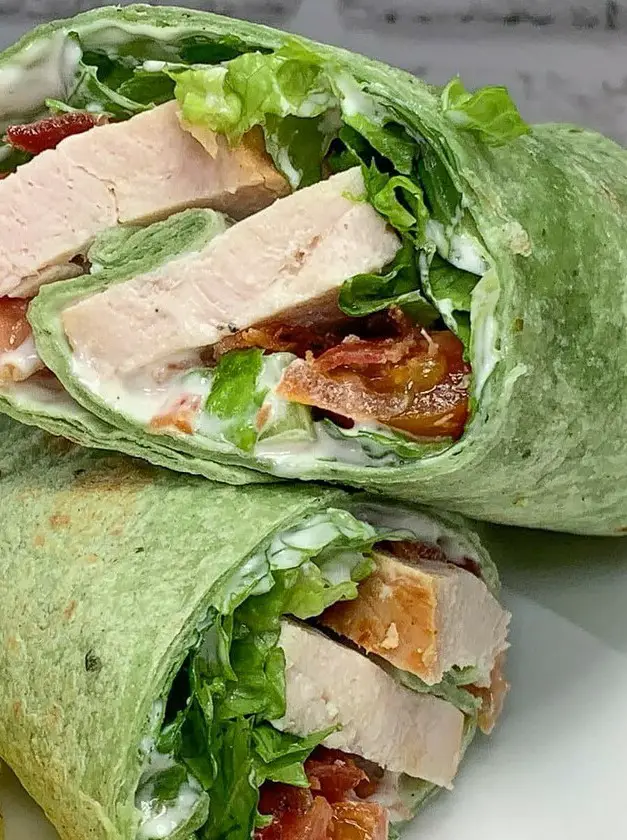 BLT Turkey Tortilla Wraps