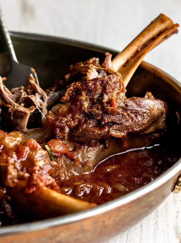 Braised Moroccan-Spiced Lamb Shanks