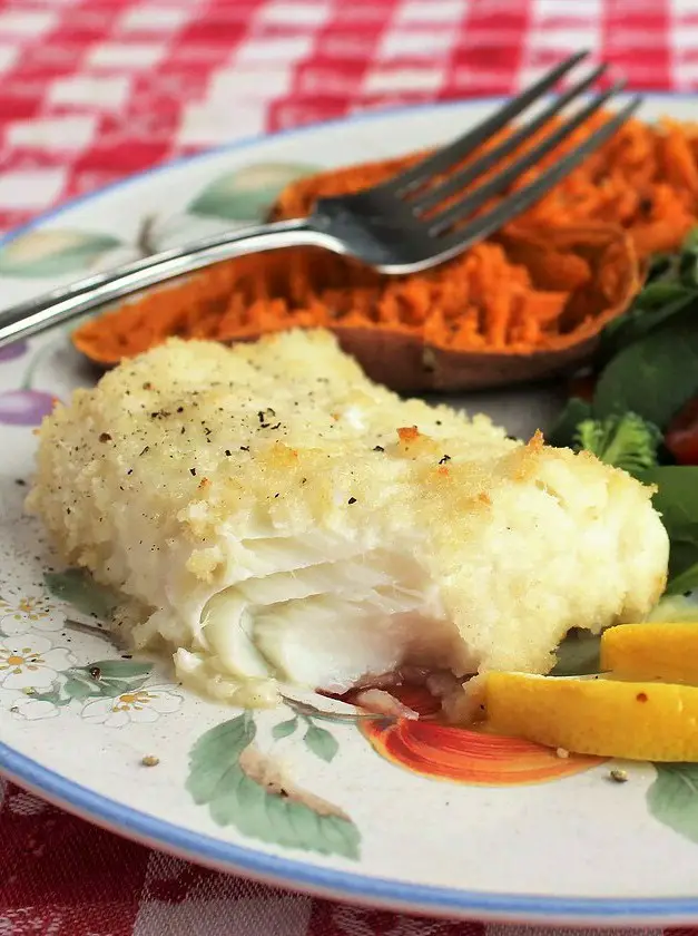 Panko Parmesan Baked Haddock