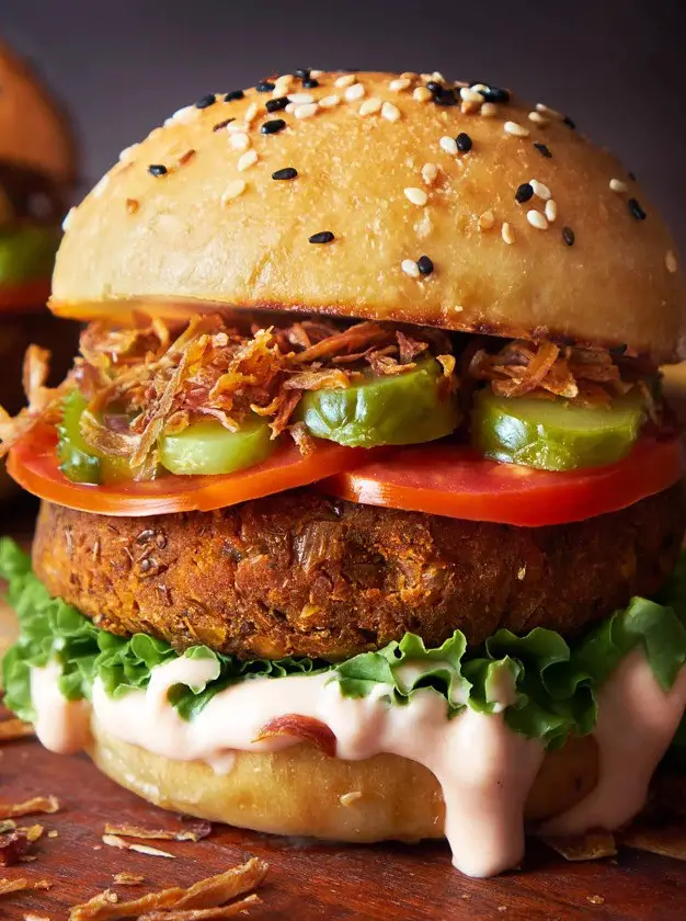 Vegan Lentil Burger