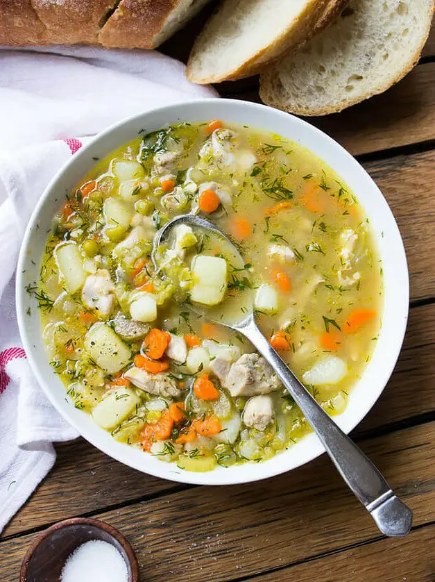 Chicken Split Pea Soup