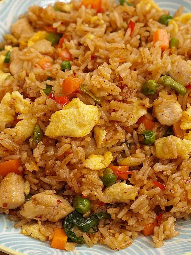 Spicy Chicken Fried Rice