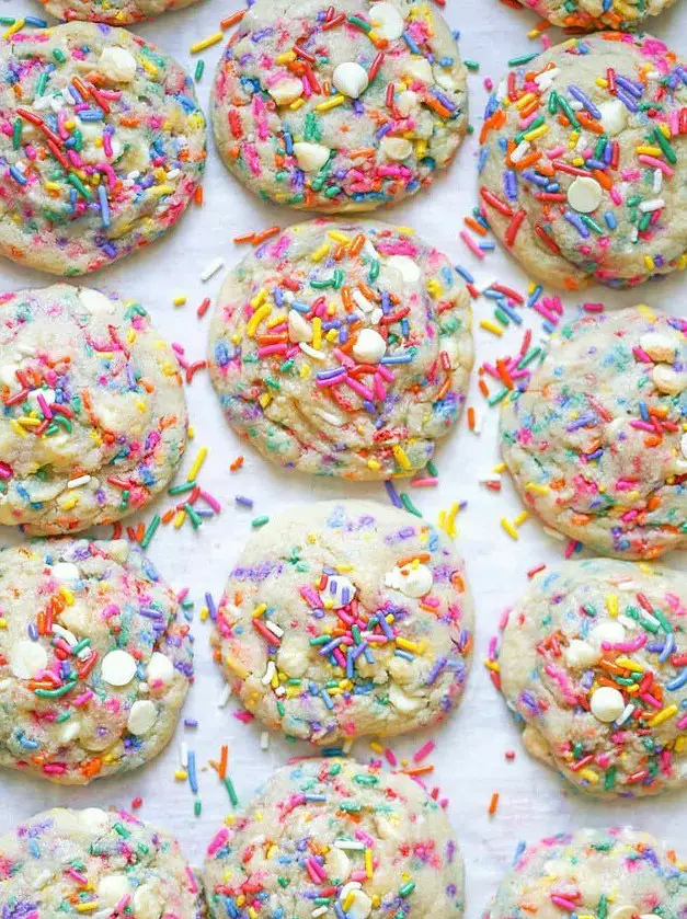 Birthday Cake Cookies