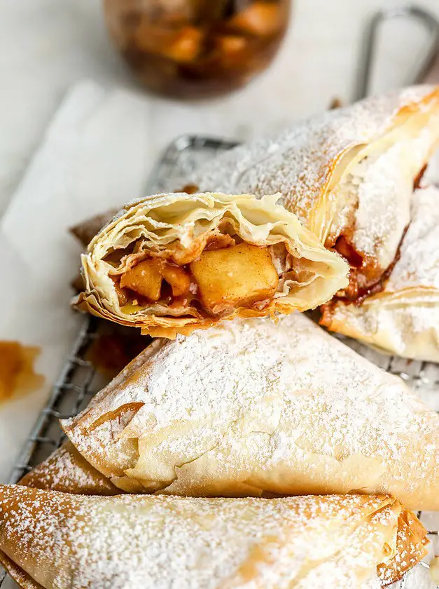 Phyllo Dough Apple Turnovers