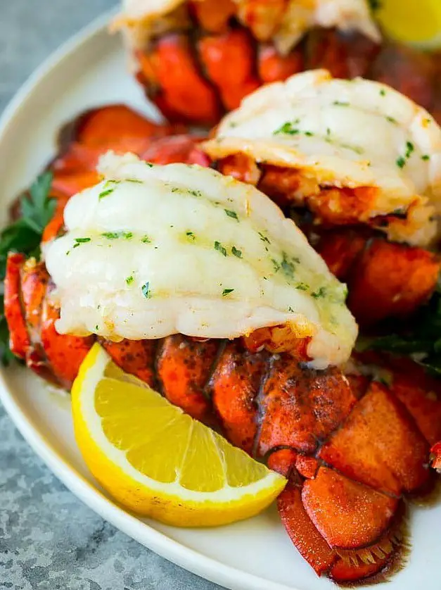 Lobster Tails with Garlic Butter