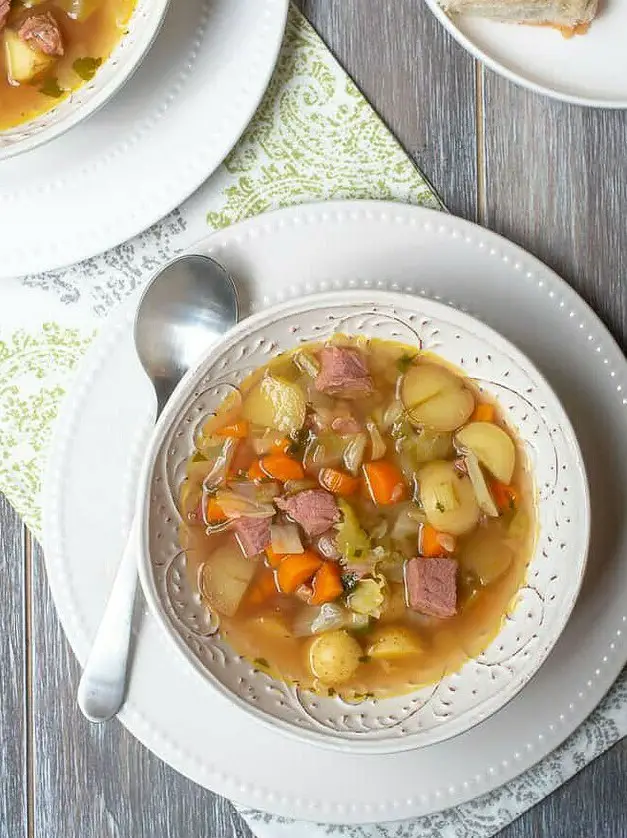 Corned Beef and Cabbage Soup