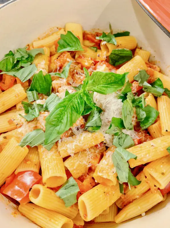 Spicy Garden Harvest Rigatoni