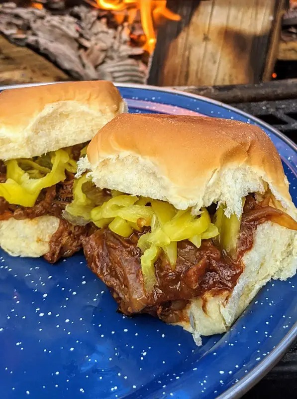 Backpacker BBQ Sliders with Meat Shredz