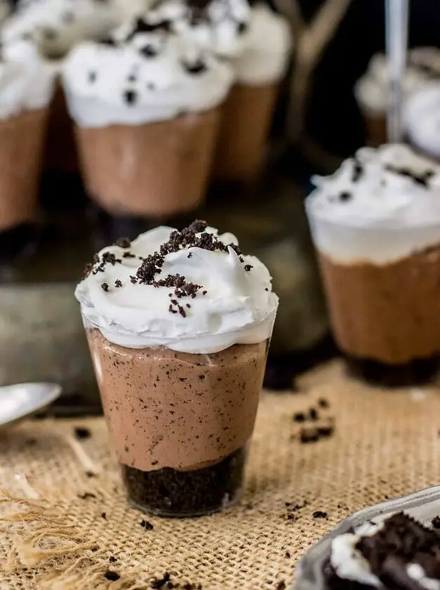 Nutella Crunch Dessert Shooters