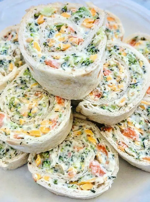 Vegan Veggie Pinwheels